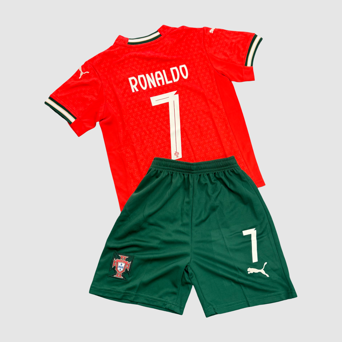 Portugal 2025/26 (RONALDO 7) Replica Home Kit- JUNIOR – Soccer Locker