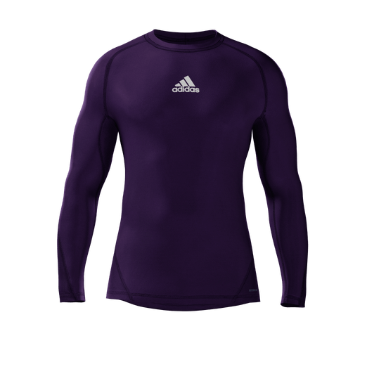 adidas Alphaskin Longsleeve Compression Top - Purple