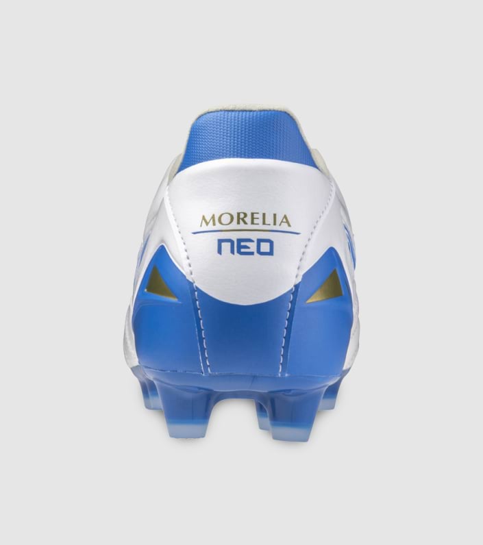 Mizuno Morelia Neo IV Pro FG Boots- White/Blue