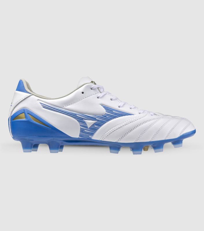 Mizuno Morelia Neo IV Pro FG Boots- White/Blue