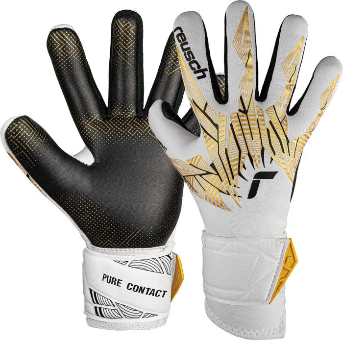 Reusch Pure Contact Gold Glueprint Goalkeeper Gloves- JUNIOR