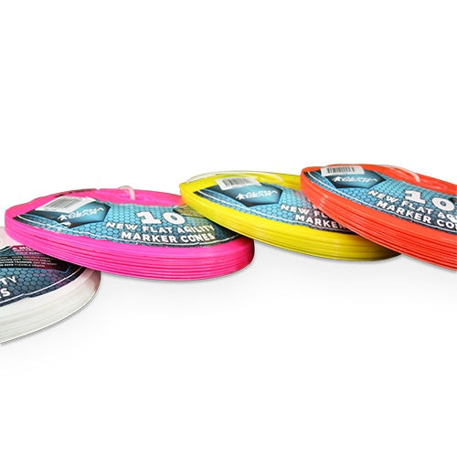 Alpha Plastic Flat Markers- 10 Pack