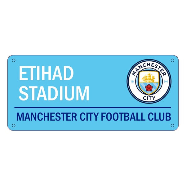Manchester City Street Sign