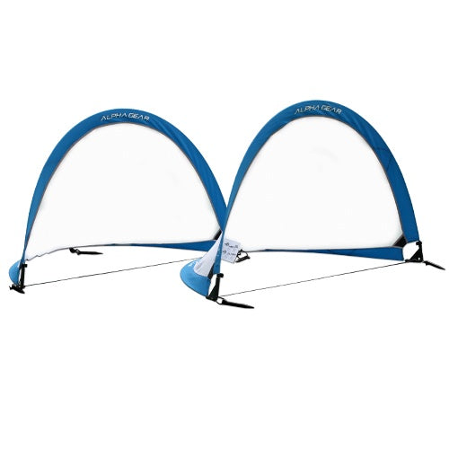 Alpha Round Pop Up Goals- 4 Foot- PAIR