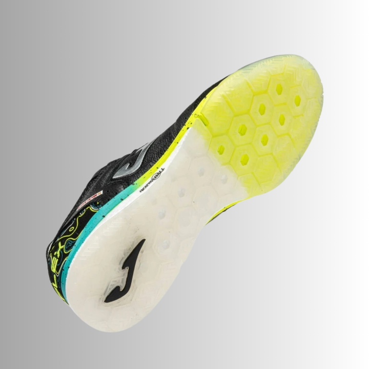 Joma Top Flex Rebound Indoor Boots- Black/Turquoise