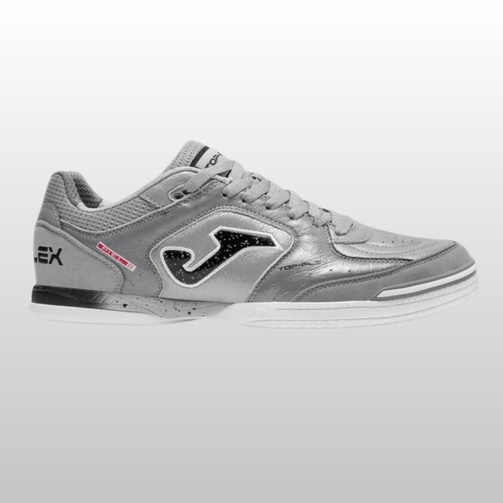 Joma Top Flex Indoor Boots- Silver/Black/White