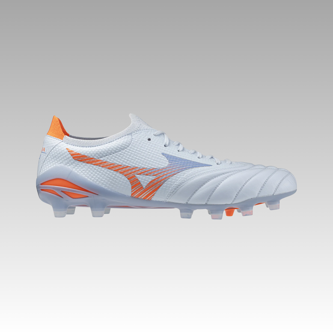 Mizuno Morelia NEO V b Elite FG Boots- Sky/Blue/Orange