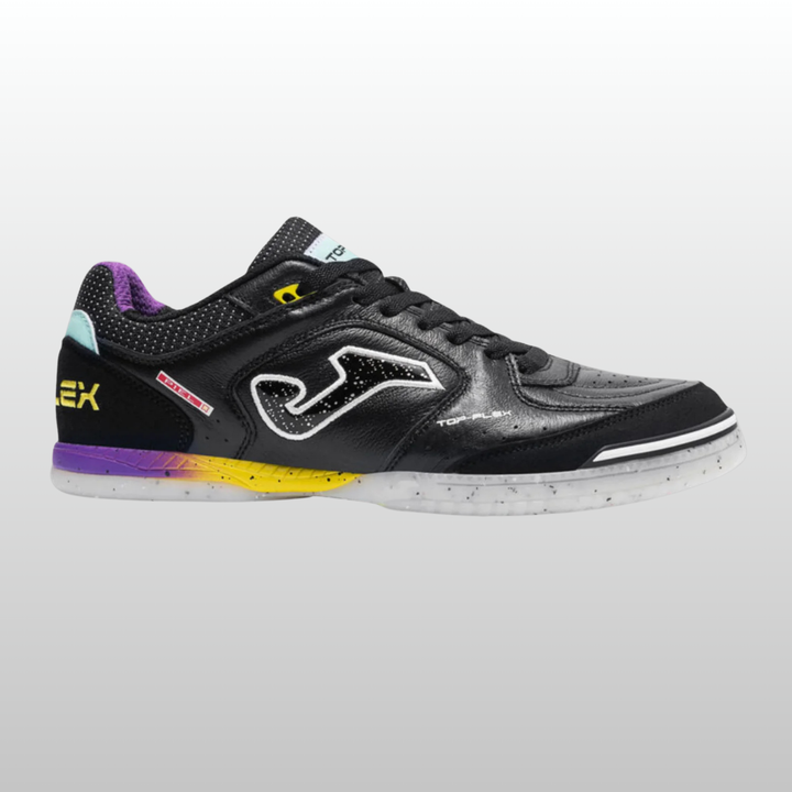Joma Top Flex Indoor Boots- Black/Purple/Yellow