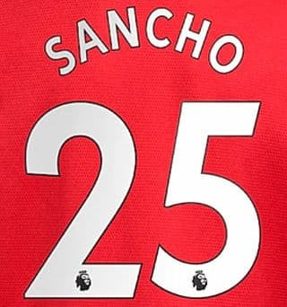 Sancho 25 (Premier League) 24/25 Name & Number Set