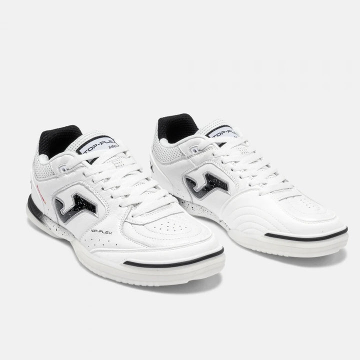 Joma Top Flex Inbdoor Boots- White/Black