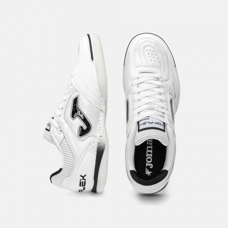 Joma Top Flex Inbdoor Boots- White/Black