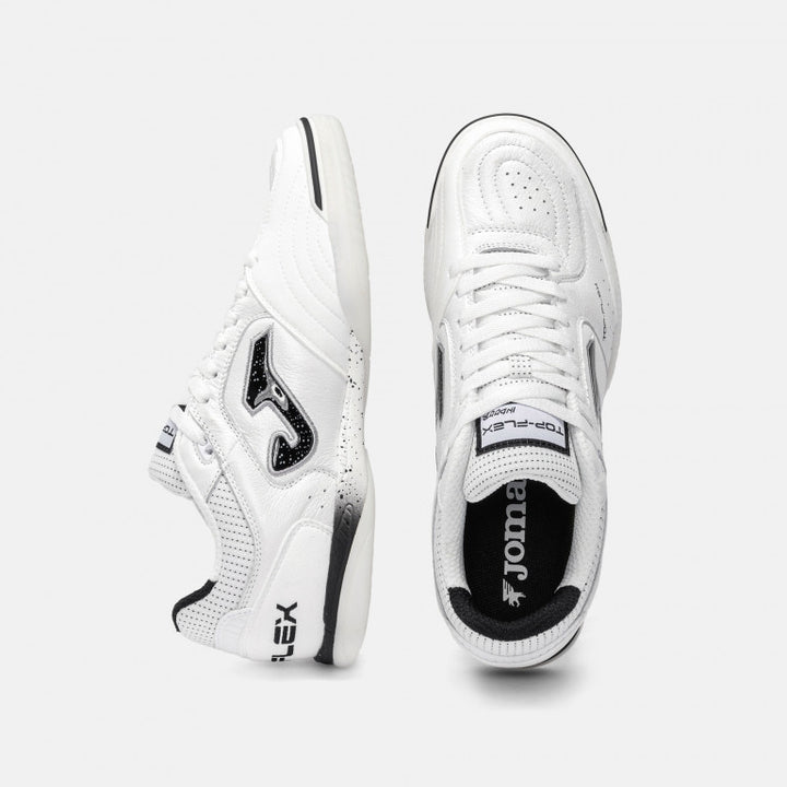 Joma Top Flex Inbdoor Boots- White/Black