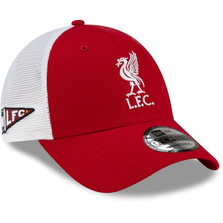 Liverpool FC Tonal Trucker New Era Cap- Red/White
