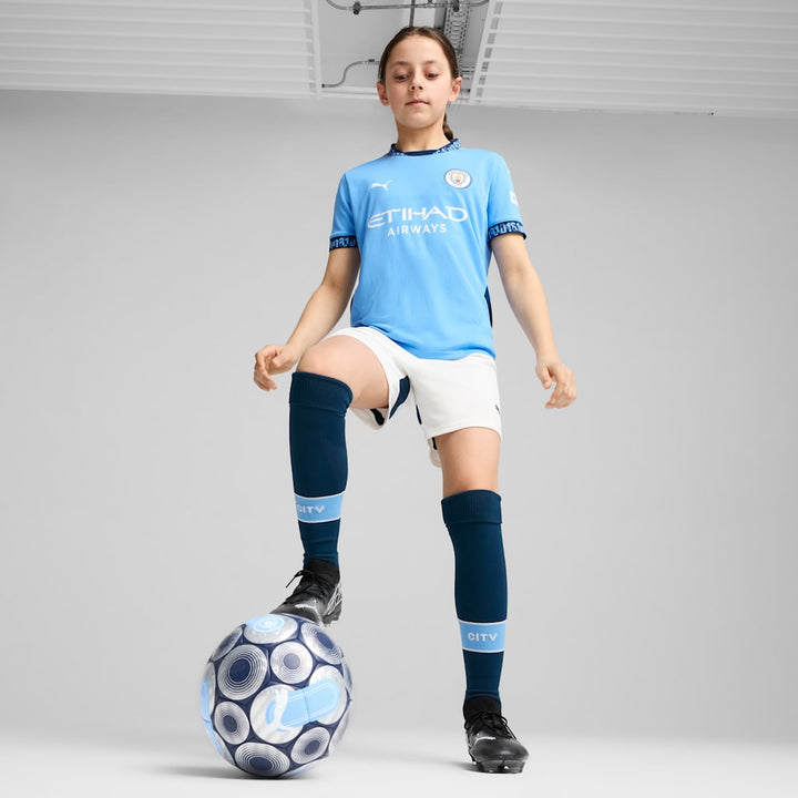 Manchester City 2024/25 Official Home Jersey- JUNIOR