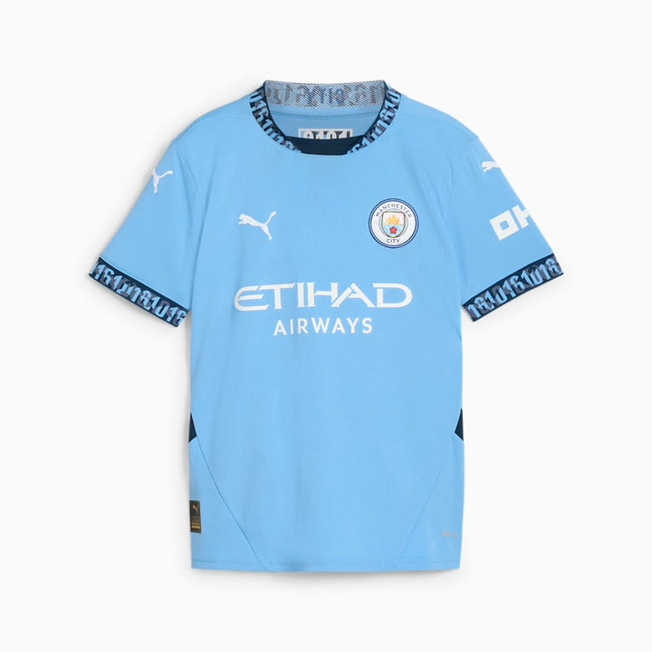 Manchester City 2024/25 Official Home Jersey- JUNIOR