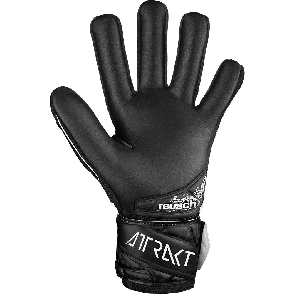 Reusch Attrakt Infinity Negative Cut Goalkeeper Gloves- Black