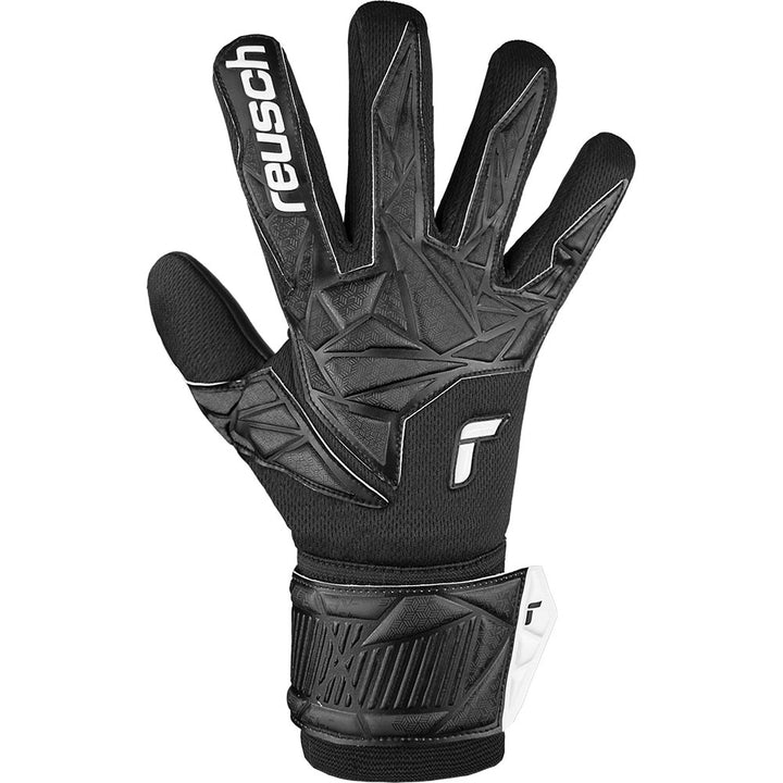 Reusch Attrakt Infinity Negative Cut Goalkeeper Gloves- Black