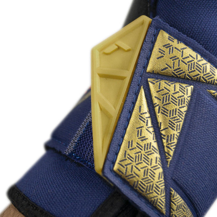 Reusch Attrakt Duo Evolution Goalkeeper Gloves- Blue/Gold/Black