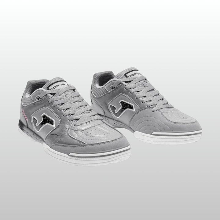 Joma Top Flex Indoor Boots- Silver/Black/White