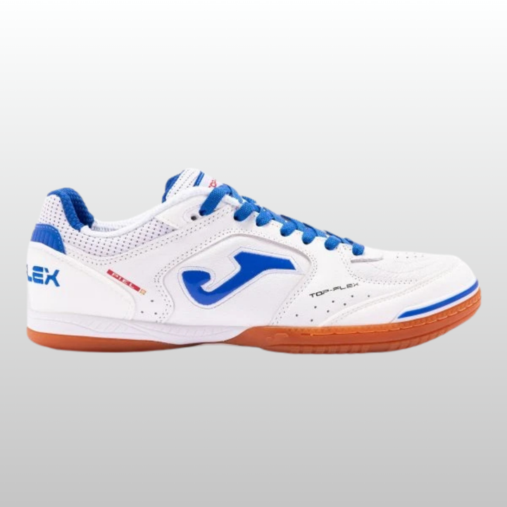 Joma Top Flex Indoor Boots- White/Royal