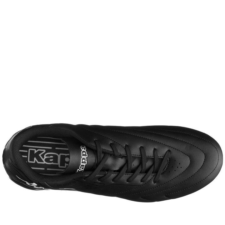 Kappa Player Base FG Boots- Black/White/Gold
