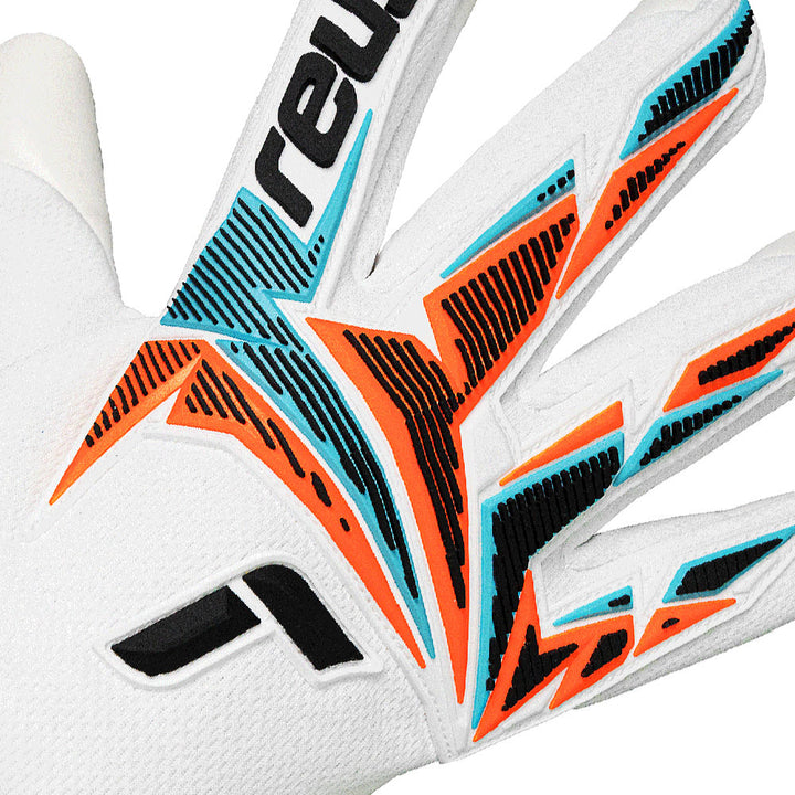 Reusch Attrakt Freegel Advance-White/Blue/Orange