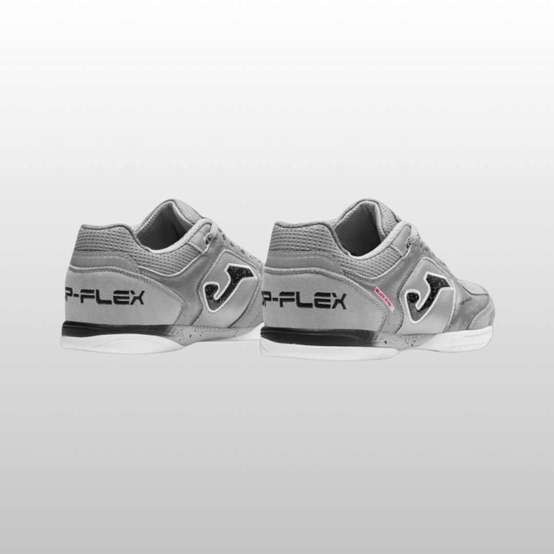 Joma Top Flex Indoor Boots- Silver/Black/White