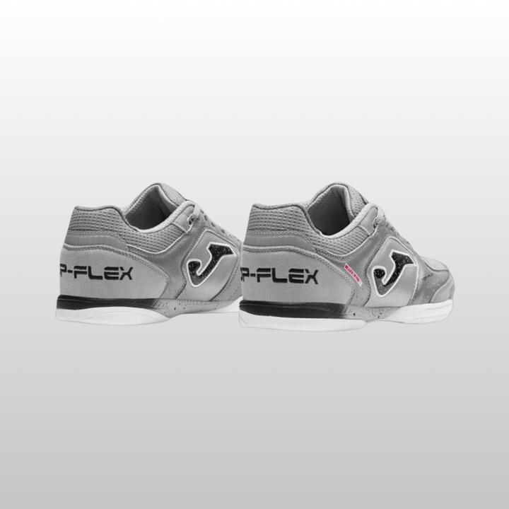 Joma Top Flex Indoor Boots- Silver/Black/White