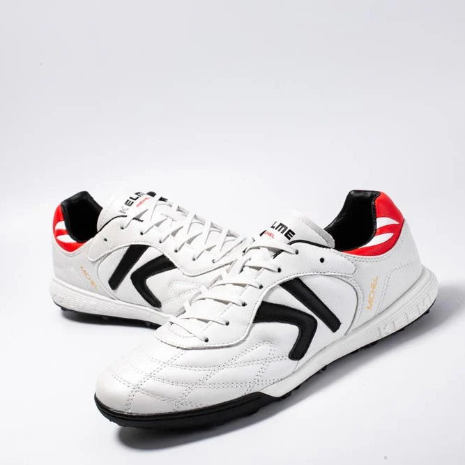 Kelme Michel Turf Boots - White/Red