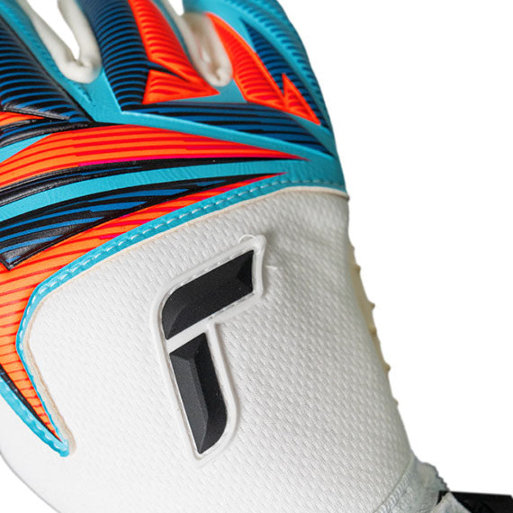 Reusch Attrakt Speedbump- White/Sky Blue