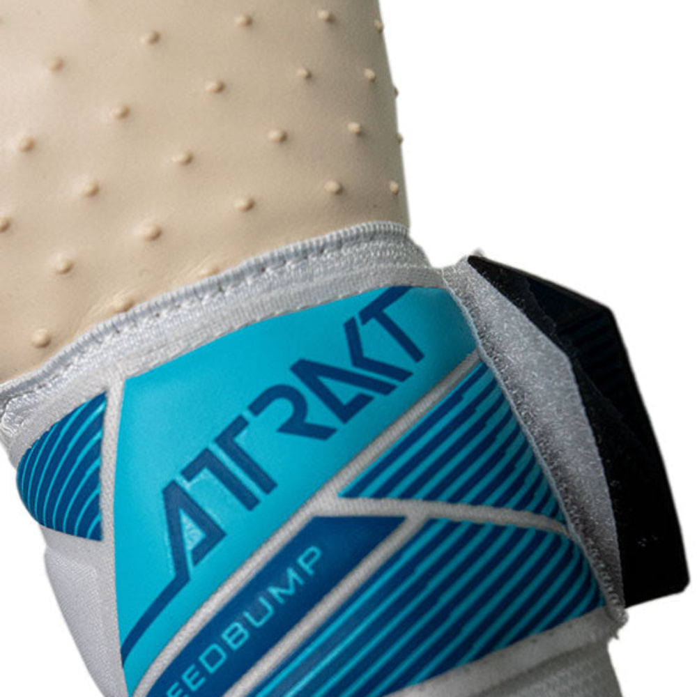 Reusch Attrakt Speedbump- White/Sky Blue