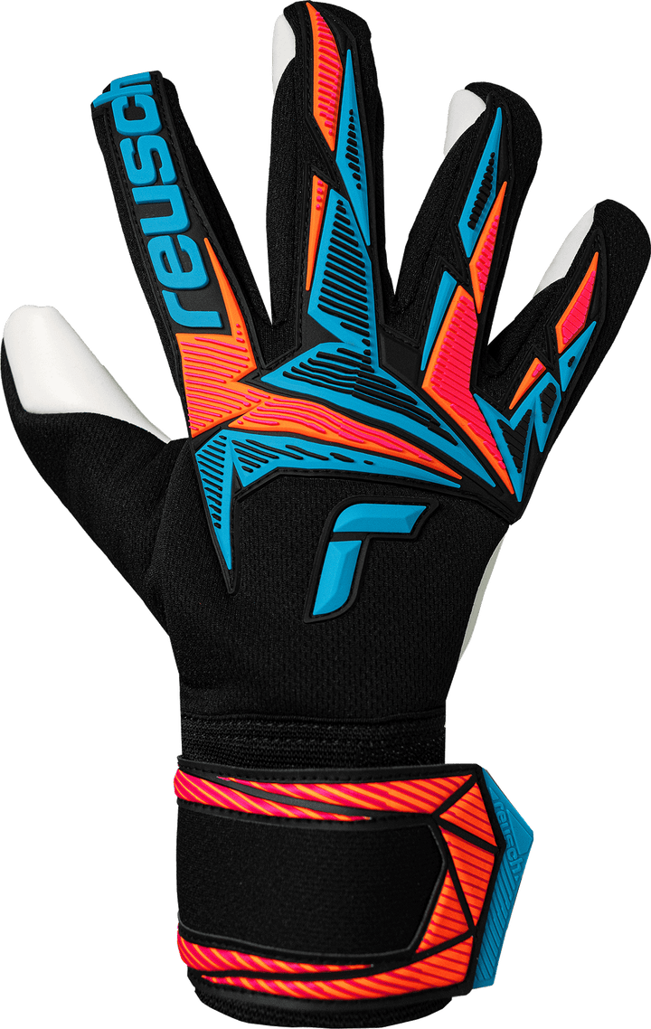 Reusch Attrakt Freegel Advance- Black/Blue/Orange