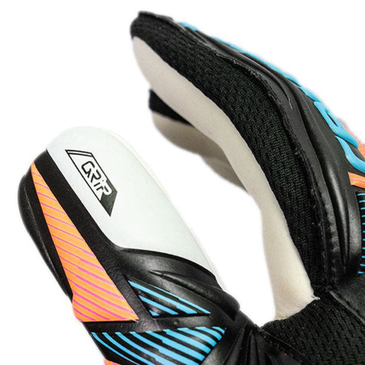 Reusch Attrakt Grip Goalkeeper Gloves- Black/Blue/Orange