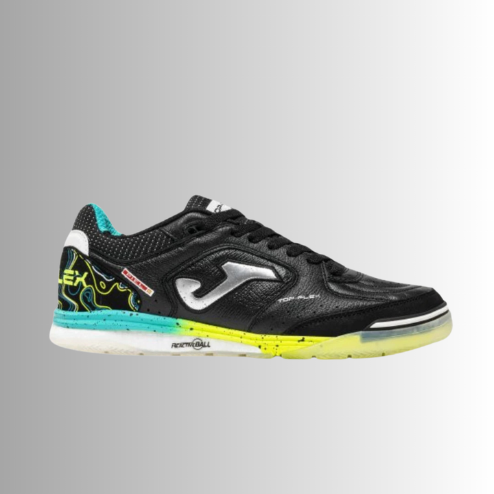 Joma Top Flex Rebound Indoor Boots- Black/Turquoise