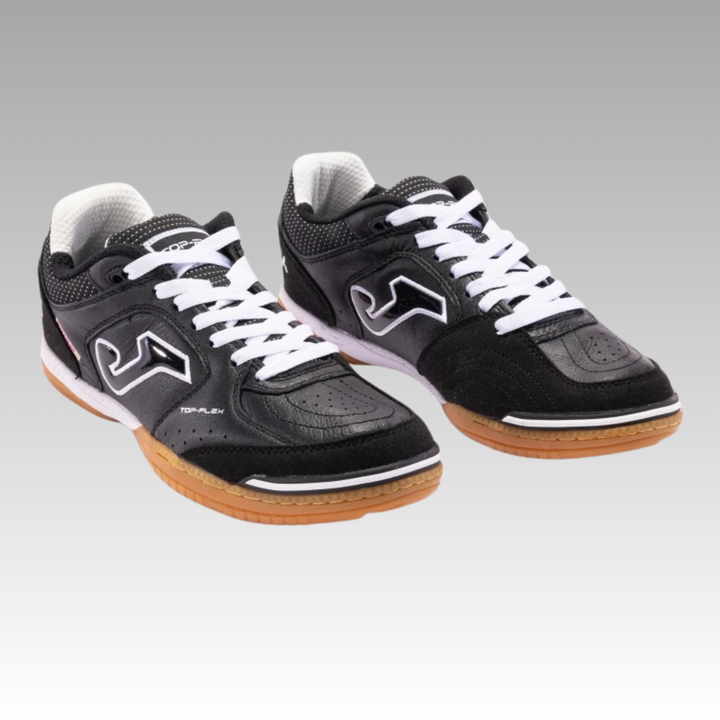 Joma Top Flex Indoor Boots- Black/White