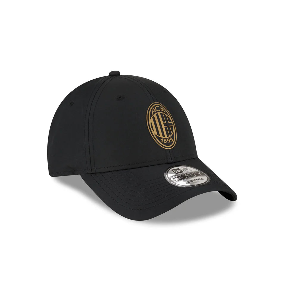 AC Milan 9 Forty New Era Cap- Black/Gold