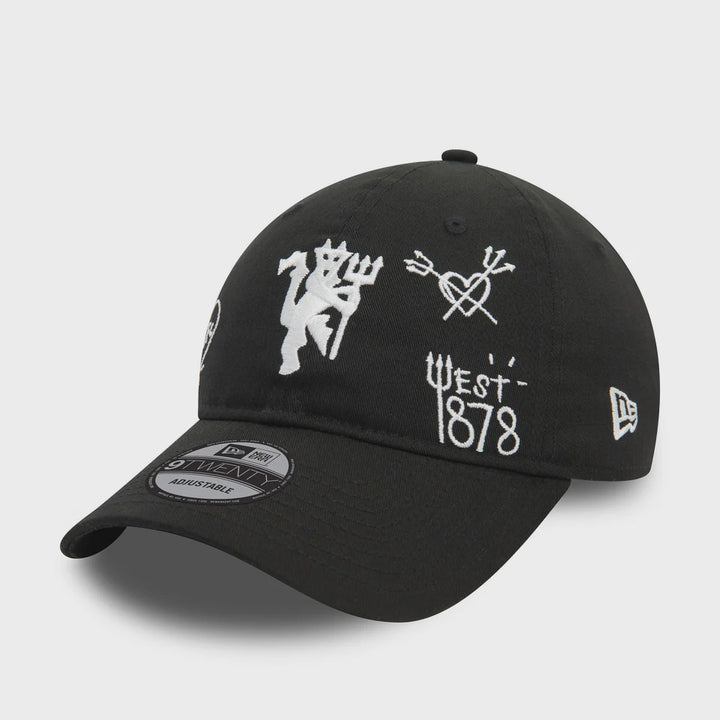 Manchester United New Era 9Twenty Cap- Black Scribble