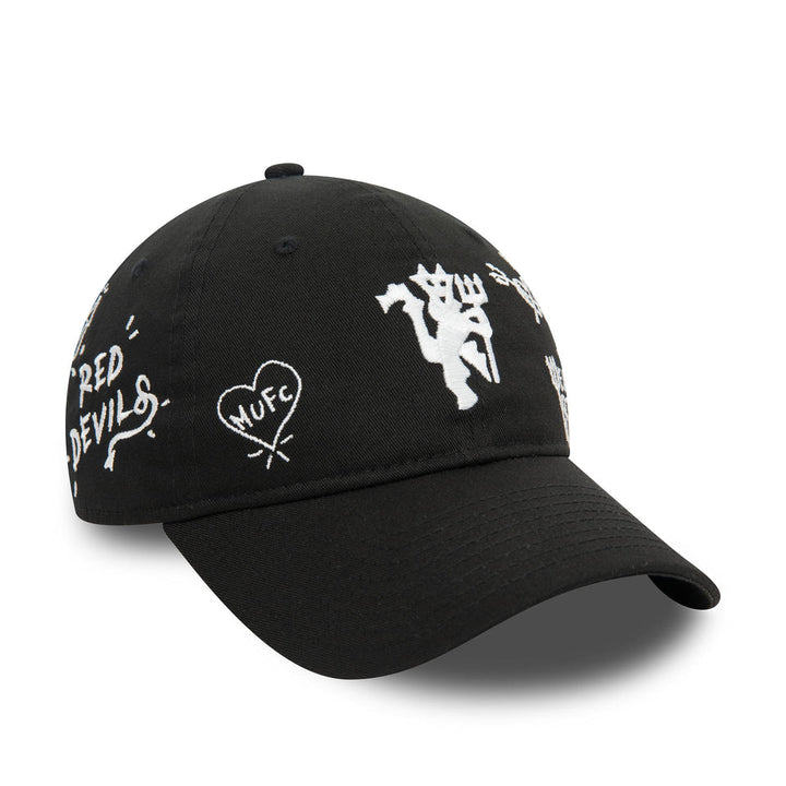 Manchester United New Era 9Twenty Cap- Black Scribble