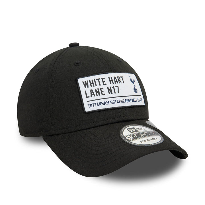 Tottenham Hotspur New Era 9FORTY Cap- Black/White Hart Lane