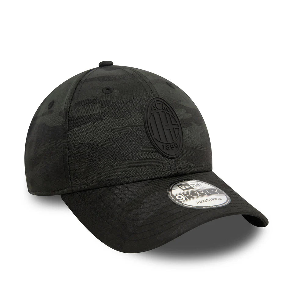 AC Milan 9Forty Adjustable Cap- Tonal Black Camo