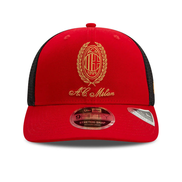 AC Milan 9FIFTY Heritage Gold Red- Stretch Snap Cap