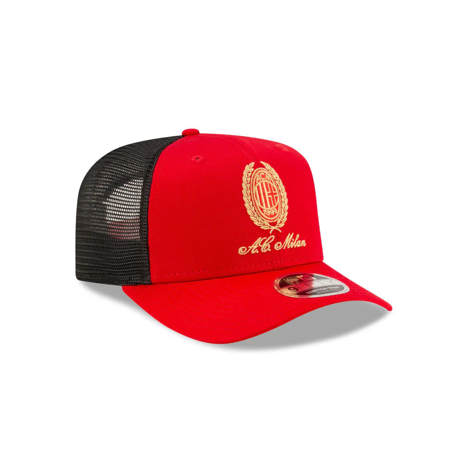 AC Milan 9FIFTY Heritage Gold Red- Stretch Snap Cap