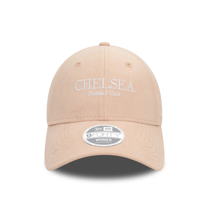 Chelsea Womens 9Forty New Era Cap-Pink Suede