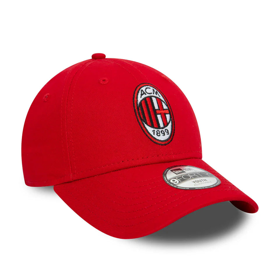 AC Milan 9 Forty New Era Youth Cap- Red