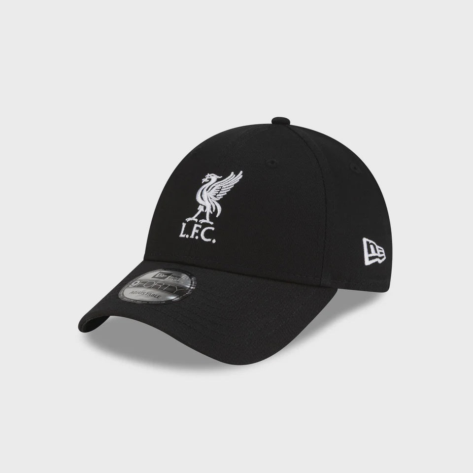 Liverpool FC Core 9FORTY New Era Cap- Black/White