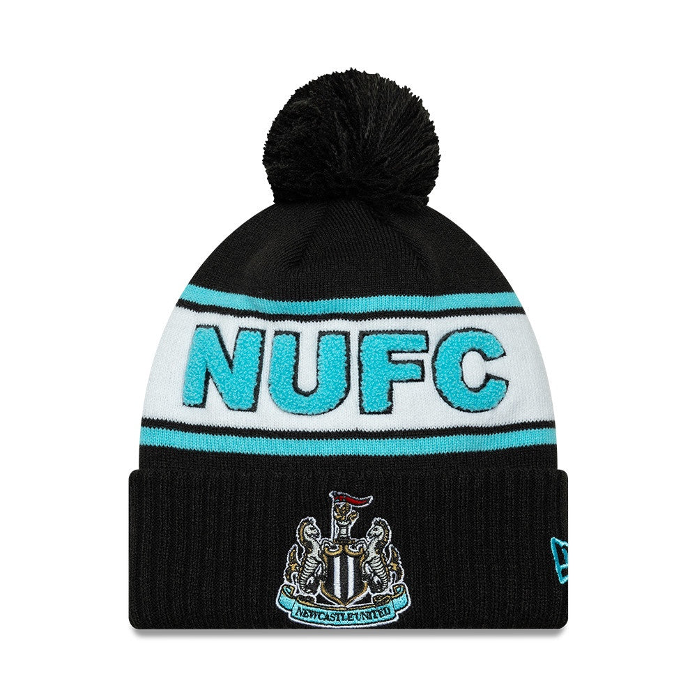 Newcastle United Sport Cuff Beanie- Black/White/Teal