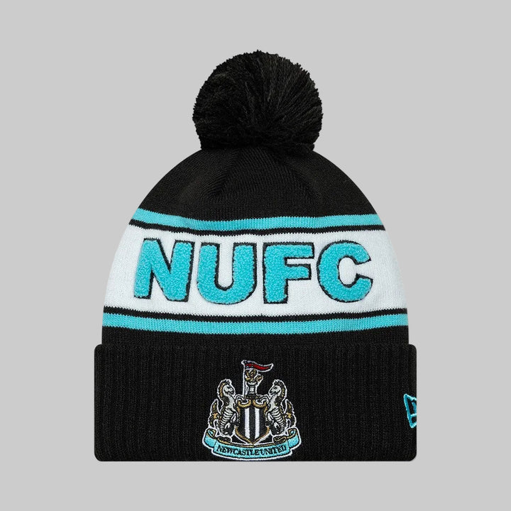 Newcastle United Sport Cuff Beanie- Black/White/Teal