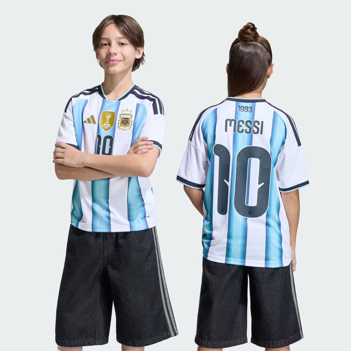 adidas Argentina 2026 Official Home (MESSI) Jersey- JUNIOR