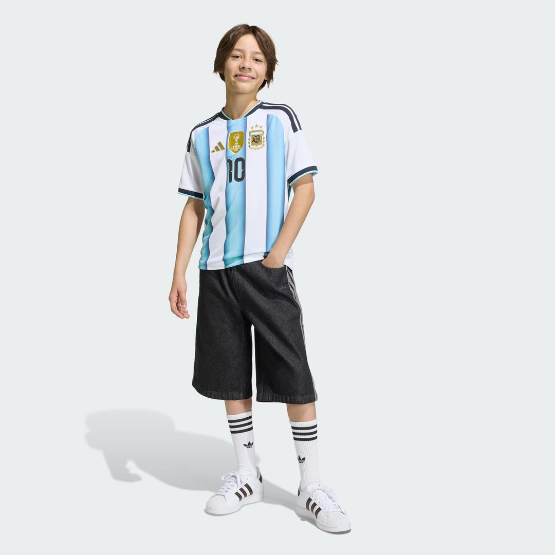 adidas Argentina 2026 Official Home (MESSI) Jersey- JUNIOR