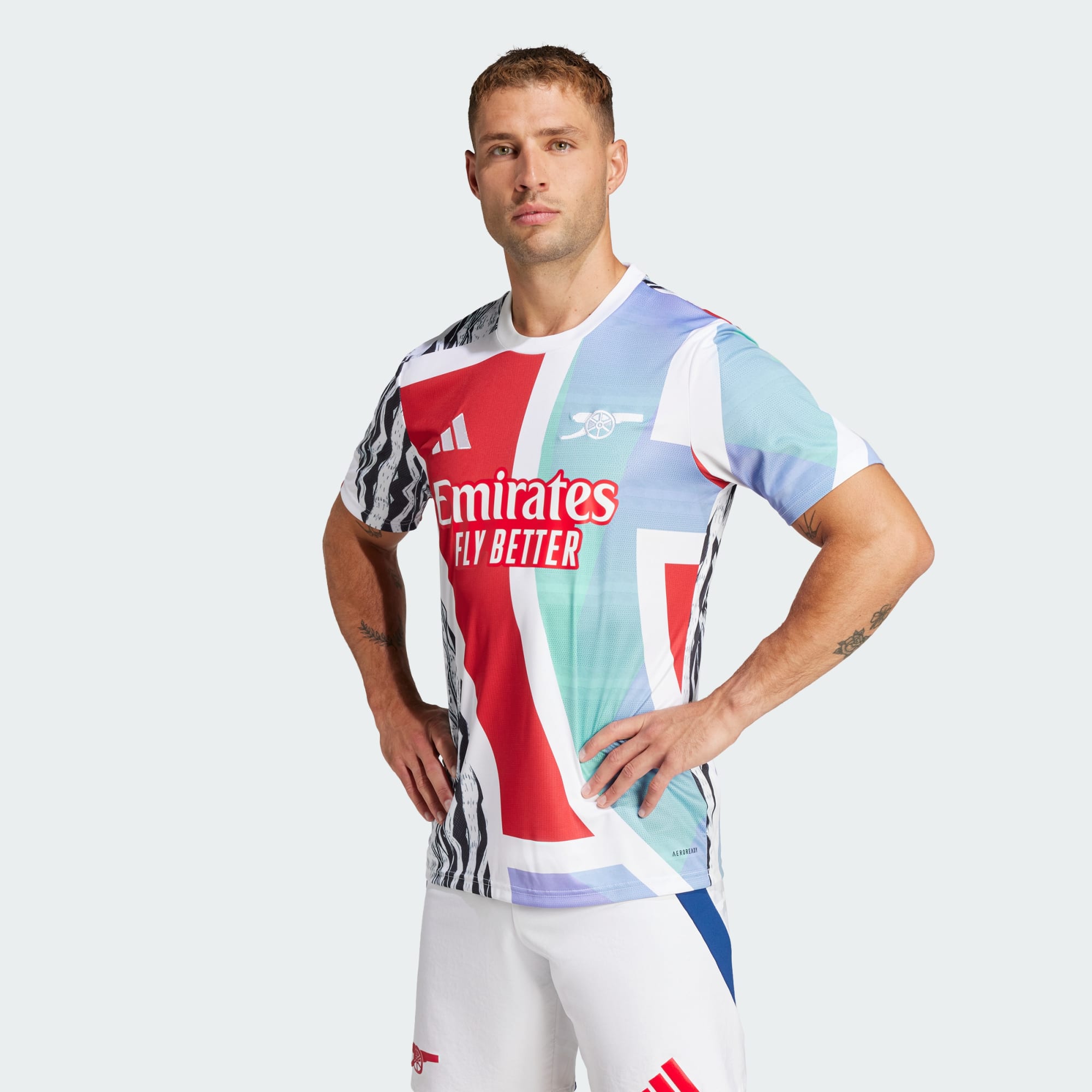 Arsenal 2024/25 Official Pre Match Jersey – Soccer Locker